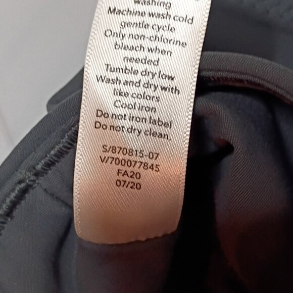 Athleta Stellar Tight Women's Gray Leggings with Zipper Pockets Size Medium - Picture 4 of 7